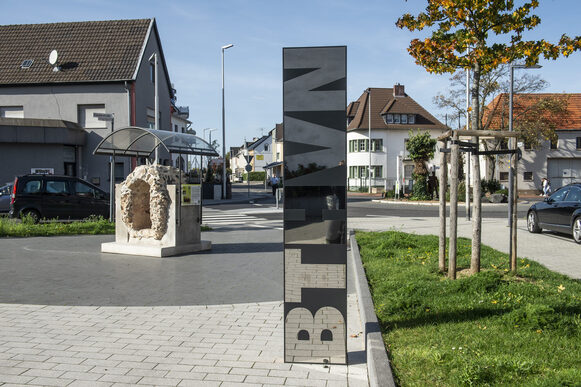 Stele 16 des Beethoven-Rundgangs in Meckenheim